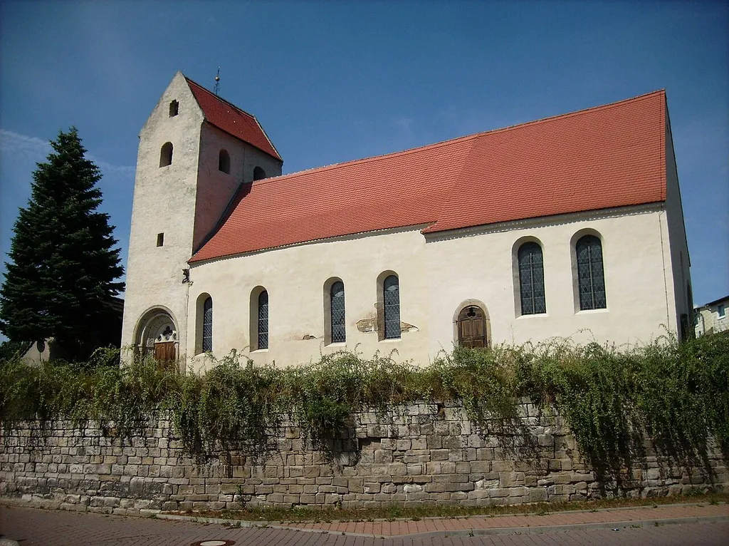 Church of the village of Webau (Hohenmölsen, district of Burgenlandkreis, Saxony-Anhalt)