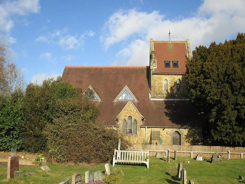 St Mary the Virgin Church/Church of Our Lady Queen of Heaven , North Chailey, East Sussex, seen from the south