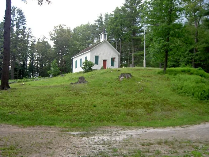 This is a picture of the Tusten Baptist Church, a historic structure near Narrowsburg, New York that is listed on the National Register of Historic Places, taken in June of 2008. Further information at w:Ten Mile River Baptist Church Other information Photographer requests the following acknowledgement in a caption or footnote for all uses of the picture: "Photograph taken by Susan Strebel Jones, June 2008." This is an image of a place or building that is listed on the National Register of Historic Places in the United States of America. Its reference number is 97000422 (Wikidata).