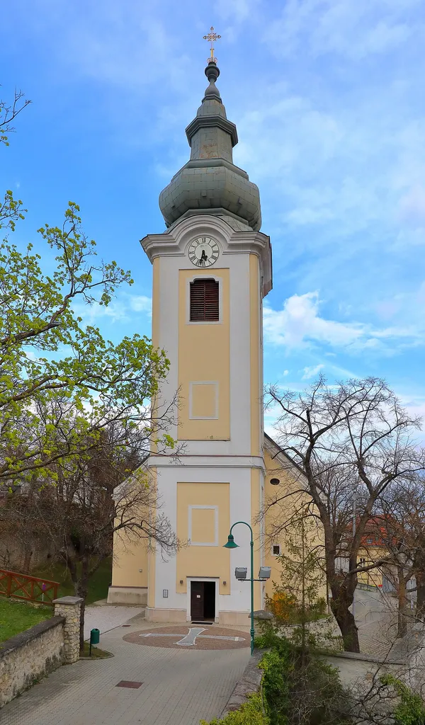 West-southwest view of the Gainfarn parish church.