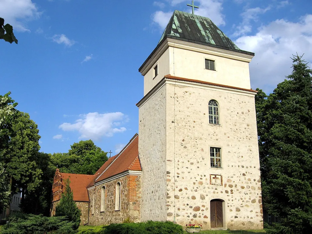 Dorfkirche von Schönerlinde, Gemeinde Wandlitz, Landkreis Barnim, Land Brandenburg, Deutschland