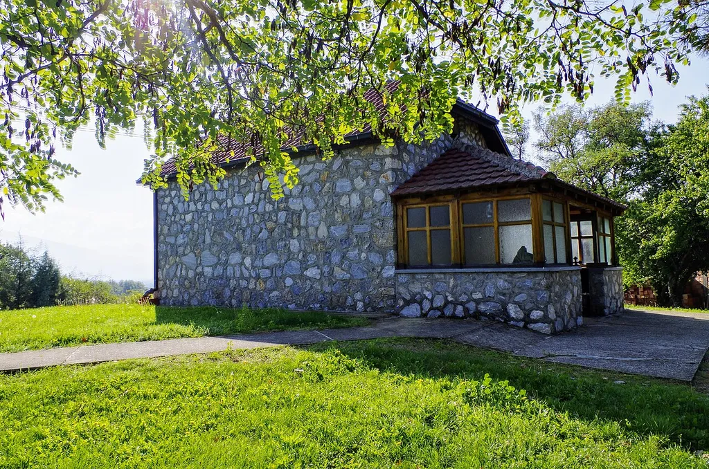 View of St. Elijah Church in the village Preljubje