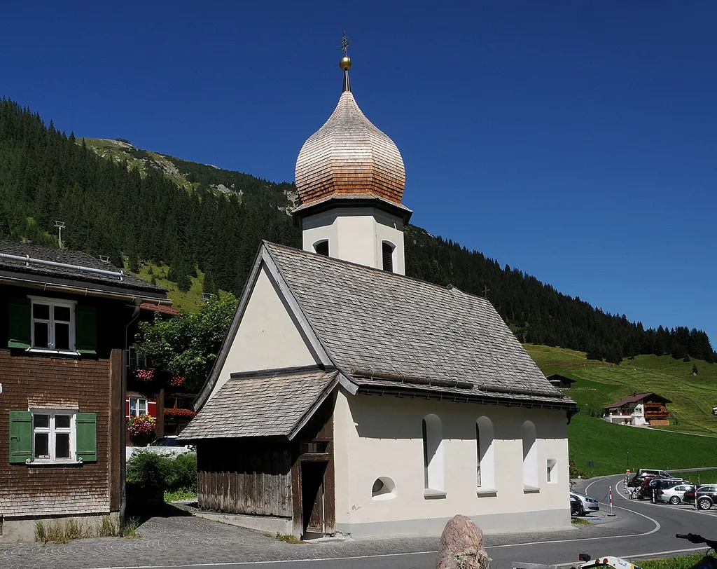 Expositurkirche hl. Sebastian in Zug 145, Lech (Vorarlberg).