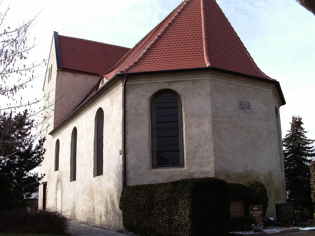 Oetzsch Church in Nempitz (Bad Dürrenberg, district of Saalekreis, Saxony-Anhalt) from the east