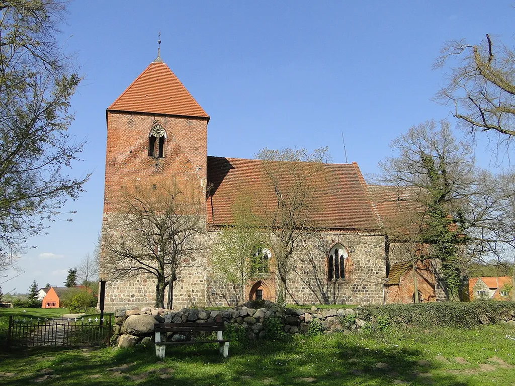 Church in Lohmen, district Güstrow, Mecklenburg-Vorpommern, Germany