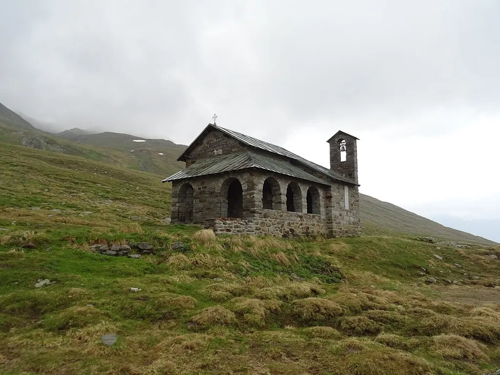 Gavia Pass (Valfurva, Lombardy, Italy), alpine church