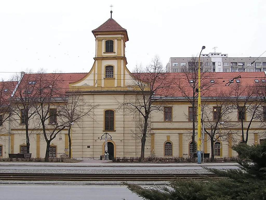 The Holy Spirit Church at Južná ulica (South Street) in Košice, Slovakia.