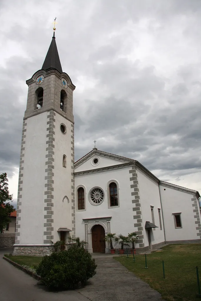 Saint Stephen church, Dolnja Košana, Slovenia.