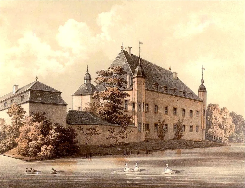 Burg Frenz in Frenz, Kreis Düren, Rheinprovinz