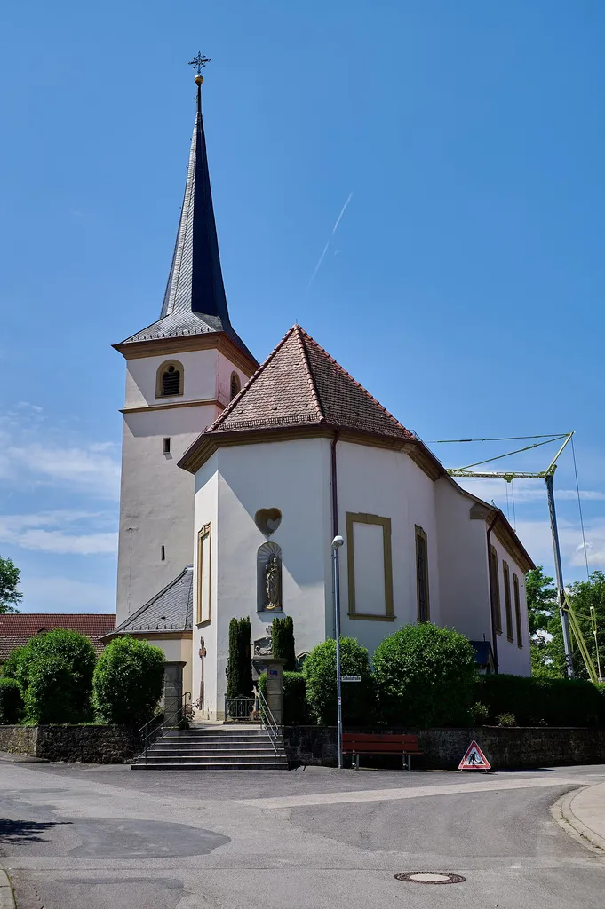 Sonderhofen: Bolzhausen, D-6-79-188-23, Kath. Pfarrkirche St. Andreas