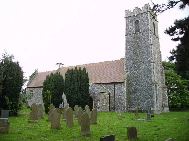 All Saints' parish church, Worlingham, Suffolk, seen from the north