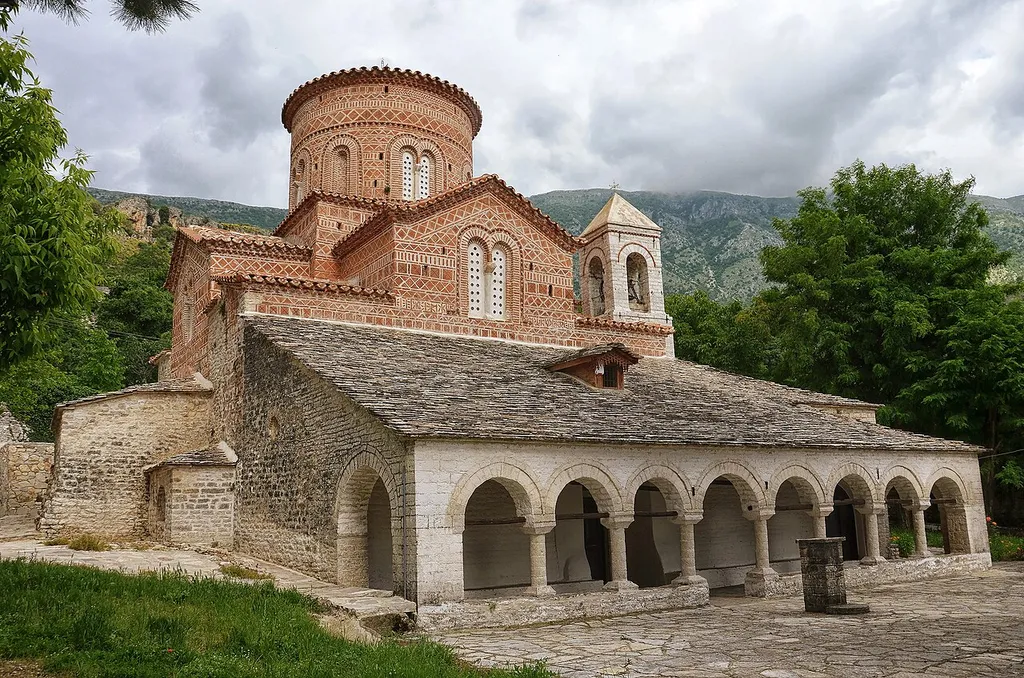 The church in Labovë e Kryqit, Albania