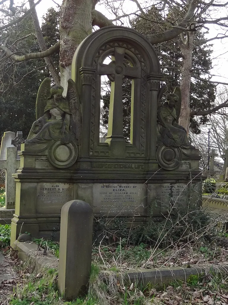 Memorial To Eliza And William Hill Approximately 30 Metres South Of Church Of St John