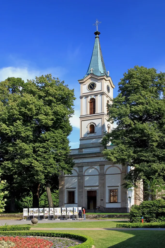 Wisła, lutheran church of the Apostles Peter and Paul, build in 1833-1838