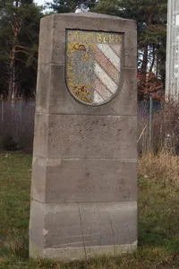 Grenzstein Münchener Straße in Nürnberg