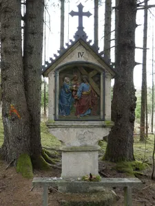 Kreuzwegstation Burg in Wielenbach