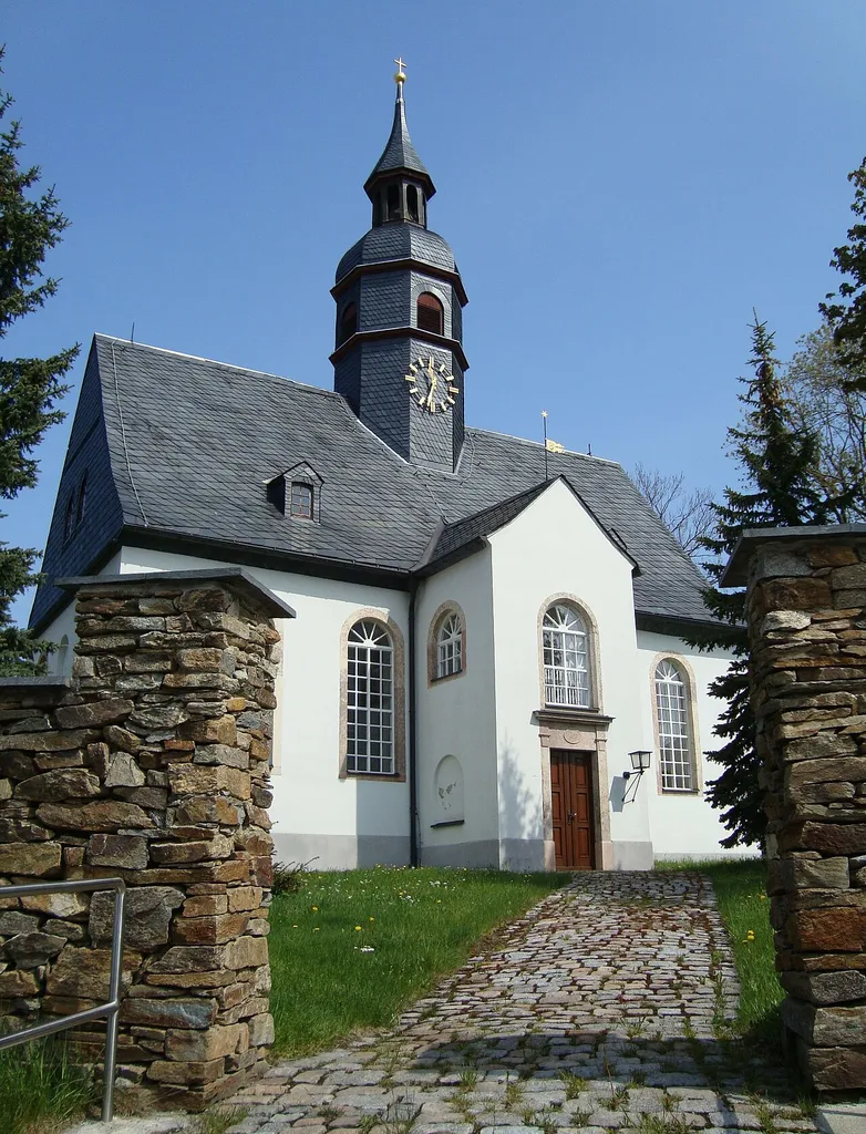 Kirche in Brünlos im Erzgebirge