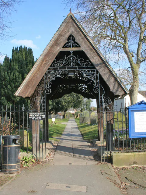Lychgate of St Mary and All Saints' parish churchyard, Bingham, Nottinghamshire