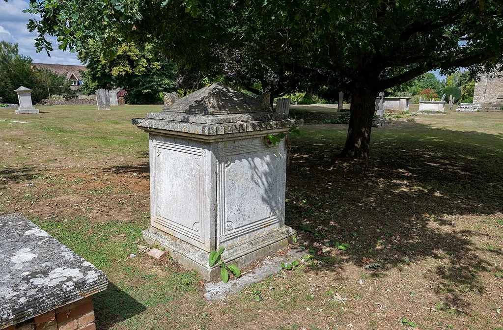 West Malling: Downman Monument approximately 15 metres south of Honywood Monument, Parish Church of St Mary the Virgin, Grade II