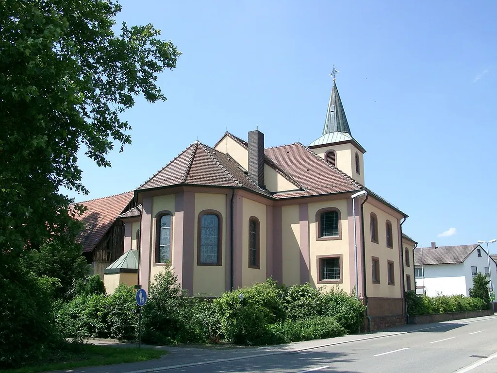 Stutensee, Stadtteil Spöck, Evangelische Kirche