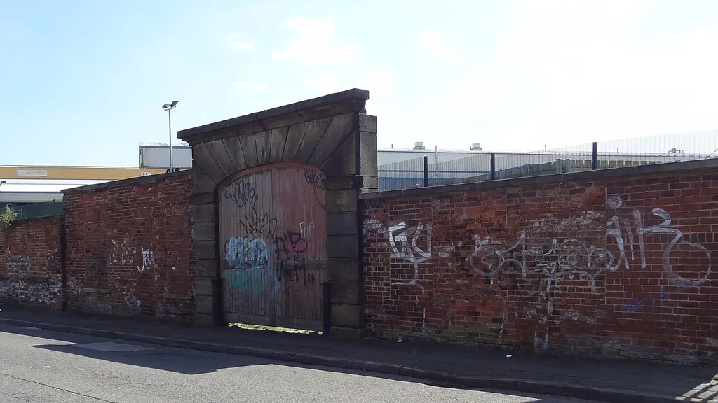 Gateway and Flanking Walls to Former Railway Foundry