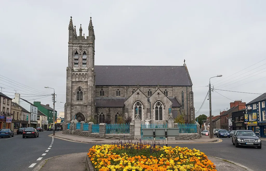 St. Nicholas' Church at Nicholas Street, as seen from south with its south transept.