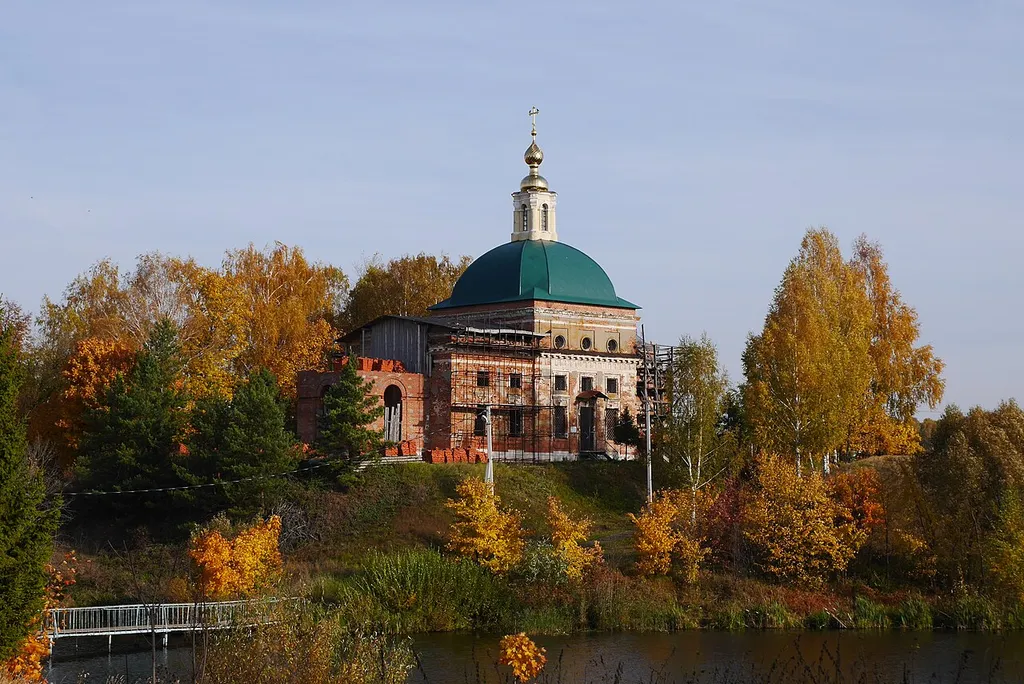 Церковь Троицы Живоначальной: Борки-Троицкое (Троицкие Борки), Луховицкий район, Московская область