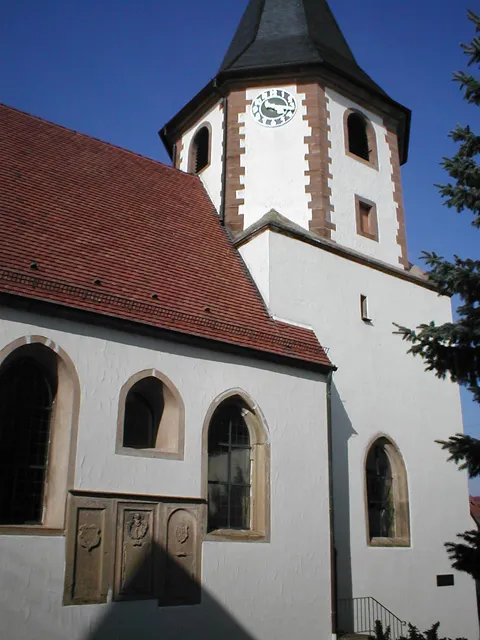 Evang. Kirche in Botenheim, Turm um 1280, Schiff um 1350