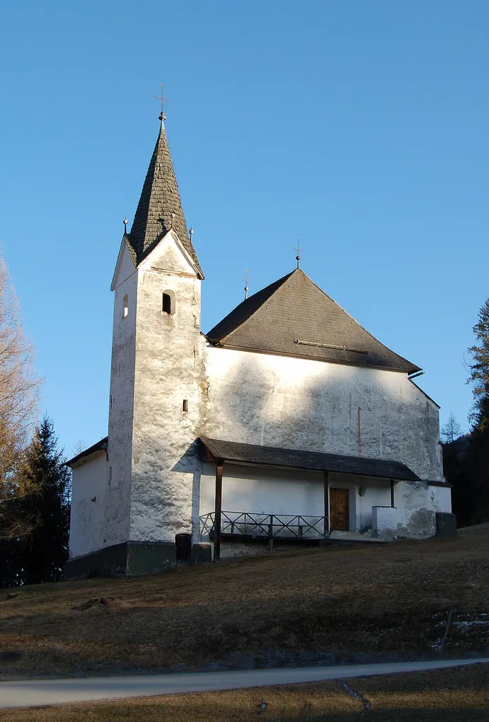 Pankraziuskirche, spätgotisches Bergkirchlein, erbaut um 1490 (laut Inschrift), südwestlich von Oberwölz in der Steiermark