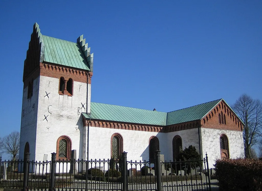 Stora Harrie kyrka in Skåne, Sweden