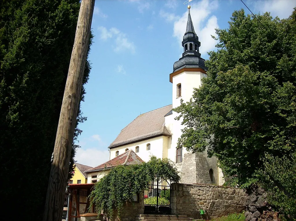 Church of the village of Boblas (Naumburg, district of Burgenlandkreis, Saxony-Anhalt)