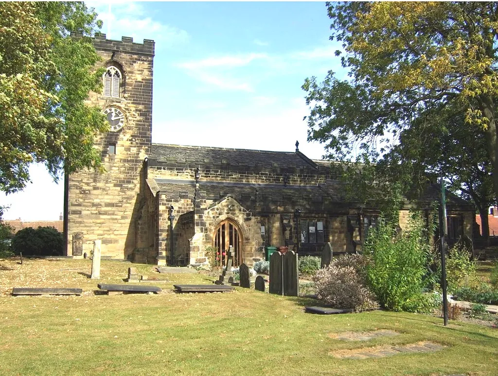 Photograph of All Saints Church, North Featherstone, West Yorkshire, England