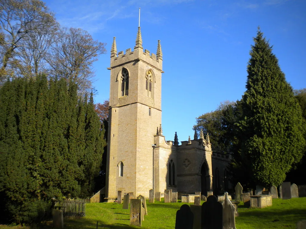St James' parish church, Papplewick, Nottinghamshire, seen from the southwest