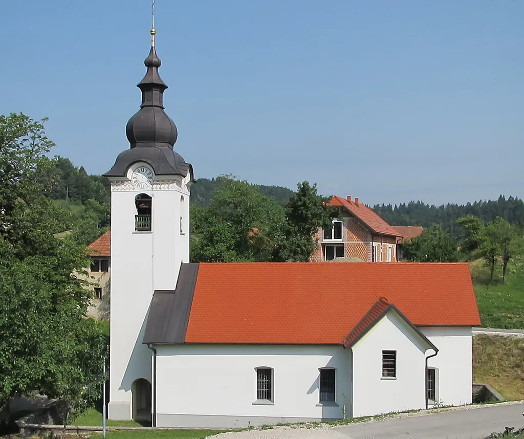 Church of Saint Anne in Butajnova, Municipality of Dobrova–Polhov Gradec, Slovenia.