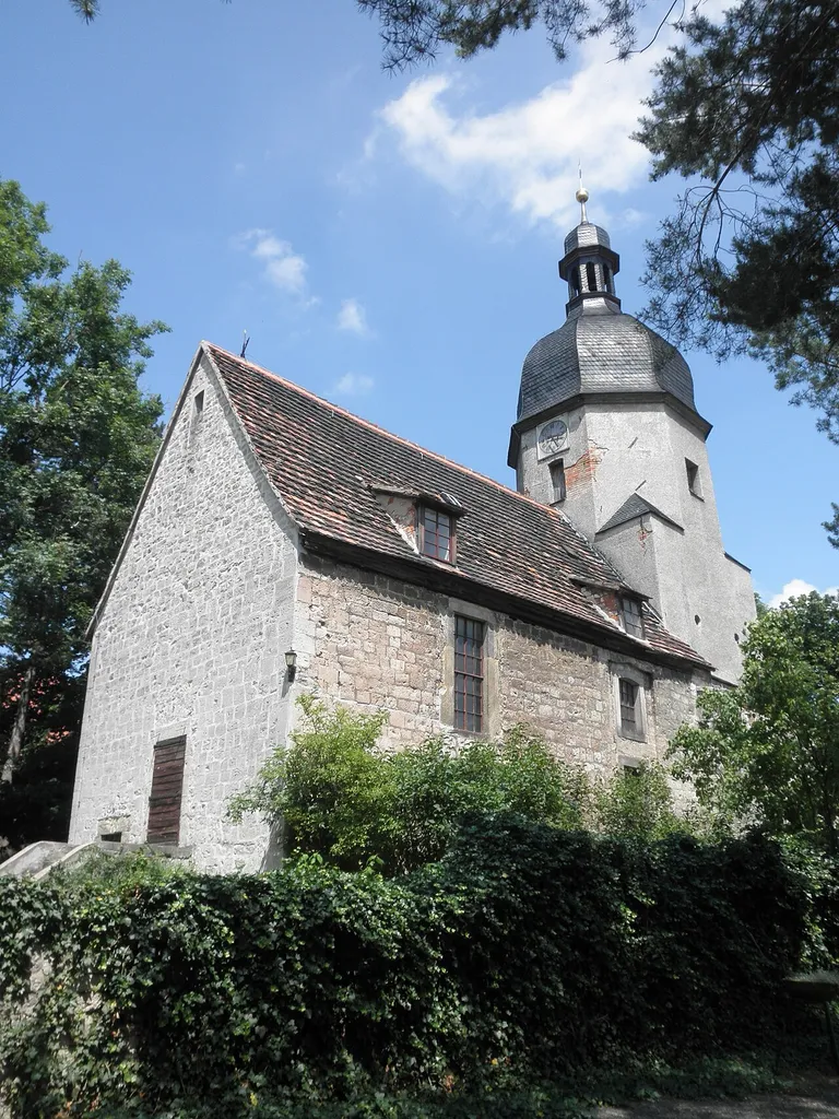 Church in Münchengosserstädt (Saaleplatte) in Thuringia