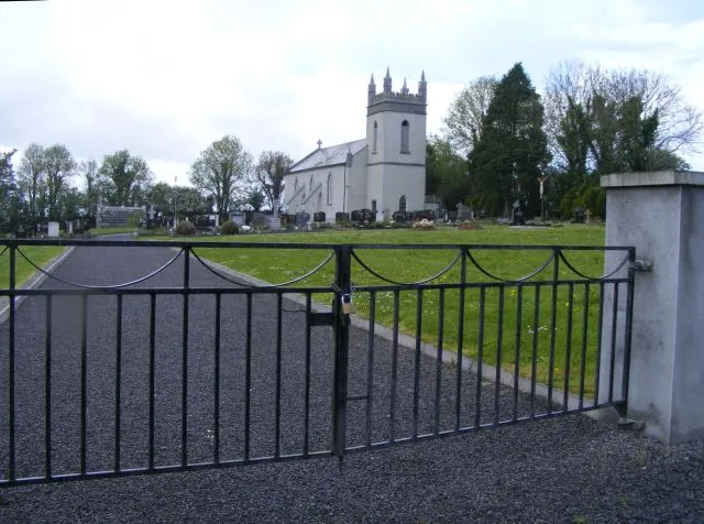 Church and graveyard _ Castledaly Townland I am guessing that this is C of I rather than RC. It is in fact St Teresa's Roman Catholic church.