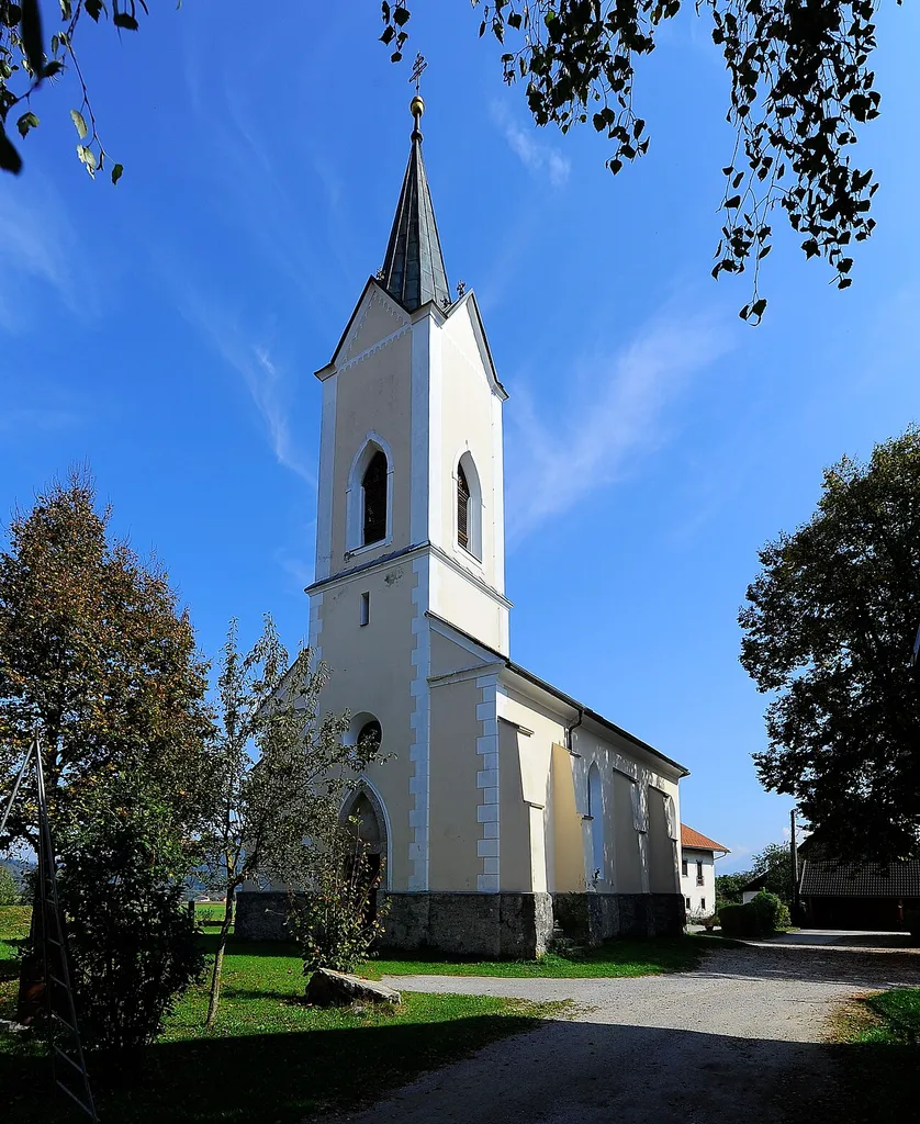 Subsidiary church Saint Peter in Saint Peter #31, municipality Saint Jakob in the Rosental, district Villach Land, Carinthia / Austria / EU