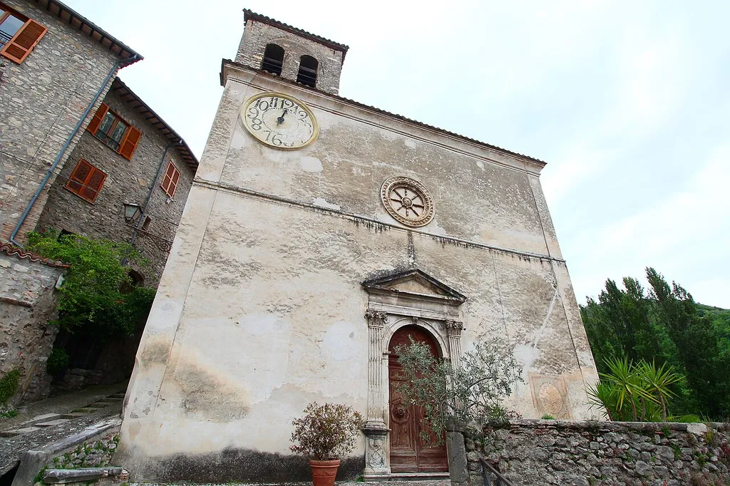 church Santo Stefano, Precetto, Ferentillo, Province of Terni, Umbria, Italy