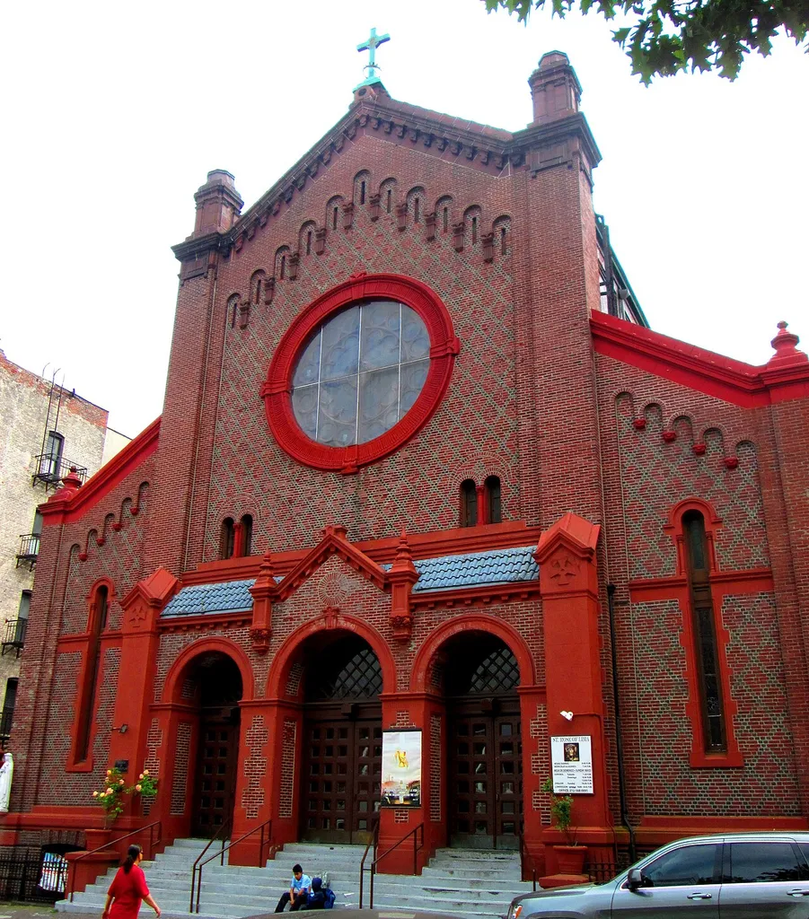 The Church of St. Rose of Lima is a Roman Catholic parish church in the Roman Catholic Archdiocese of New York, located at 510 West 165th Street between Audubon and Amsterdam Avenues in the Washingtom Heights neighborhood of Manhattan, New York City. The Romanesque Revival church was designed by Joseph H. McGuire and built in 1902-05. The rectory next door, also designed by McGuire, was built in 1903-1904. The parish school at 1086 St. Nicholas Avenue on the corner of West 164th Street was built in 1924-25 and was designed by Robert J. Reilly, as was the convent at 511 West 164th Street between St. Nicholas and Audubon Avenues, which is now the location of the Centro Altagracia de Fey y Justicia, a Roman Catholic agency dedicated to faith and social justice. The parish was founded in 1901.