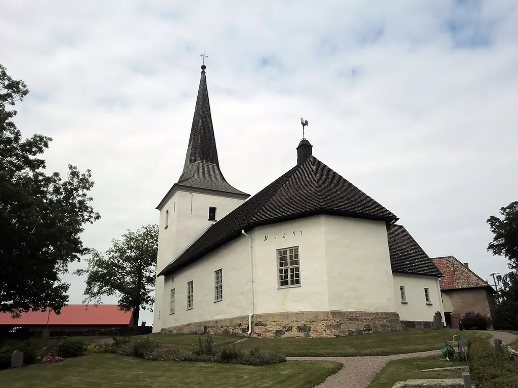 Rackeby church close to Lidköping, Sweden