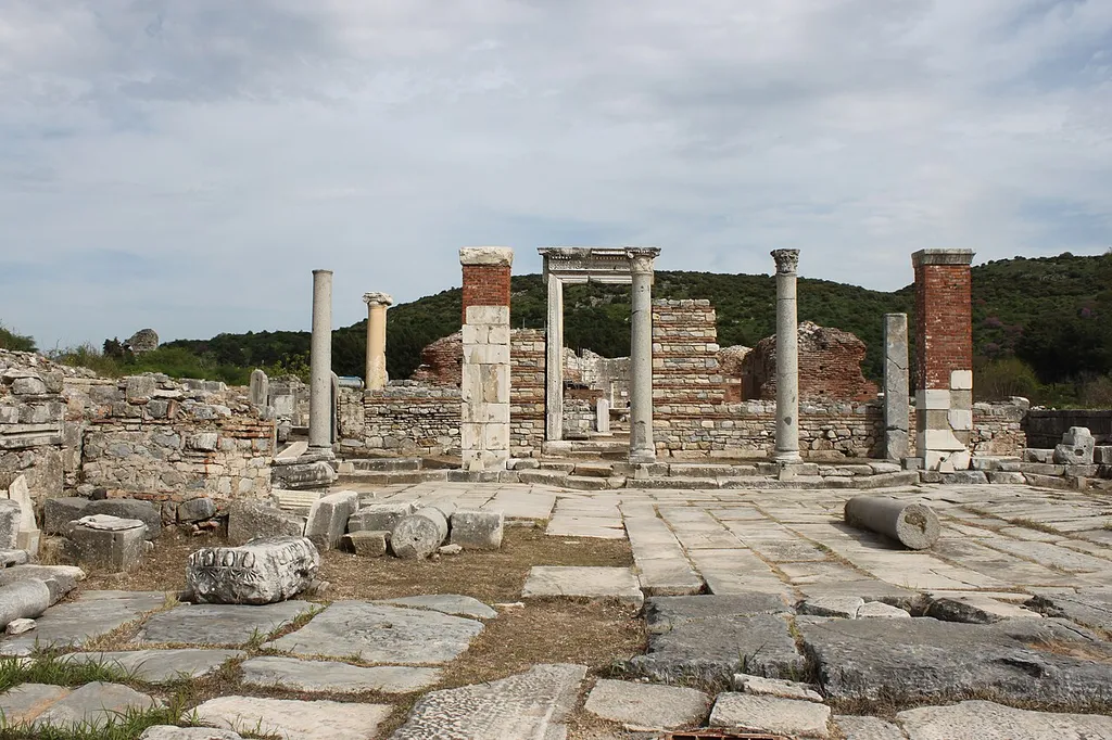 Ruinen der Marienkirche in Ephesos