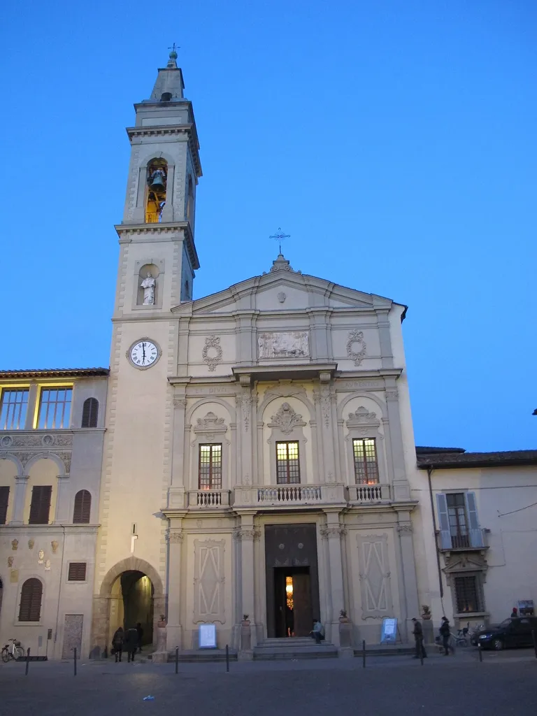 San Lorenzo Collegiate Church facade — Montevarchi, Siena