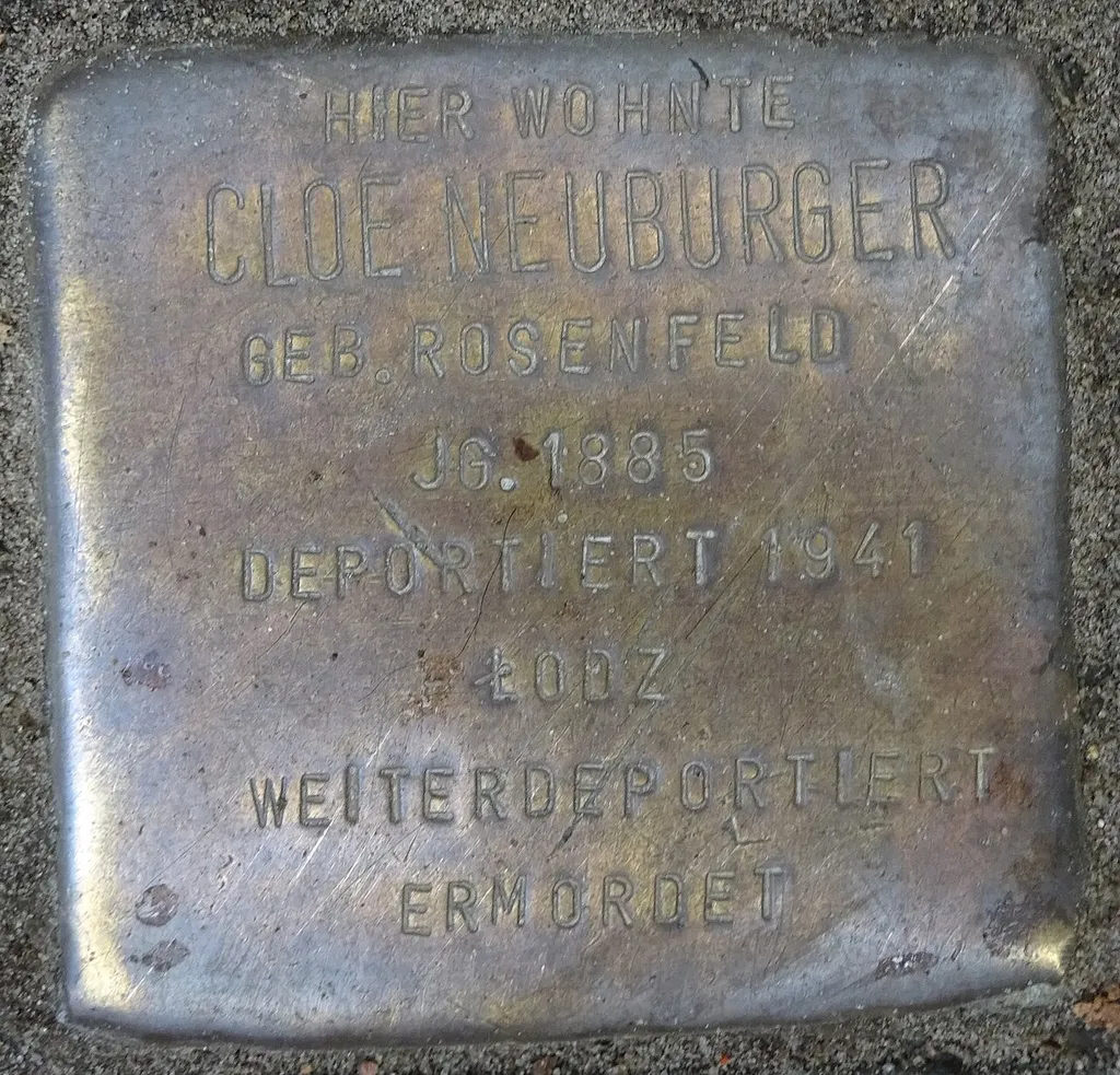 Stolperstein für Cloe Neuburger