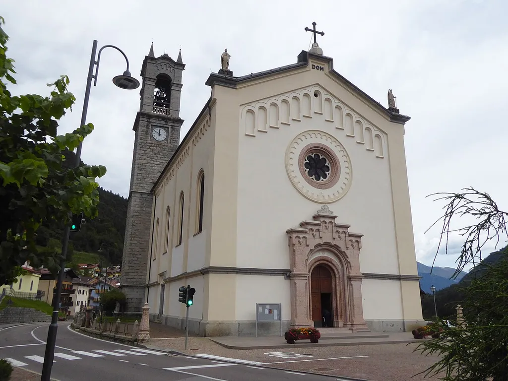Breguzzo (Sella Giudicarie, Trentino, Italy), new Saint Andrew church