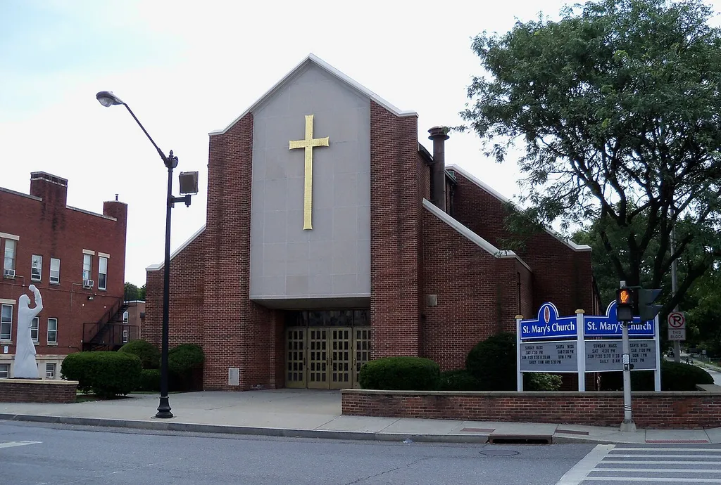 St. Mary's Catholic Church in Poughkeepsie, New York, USA.
