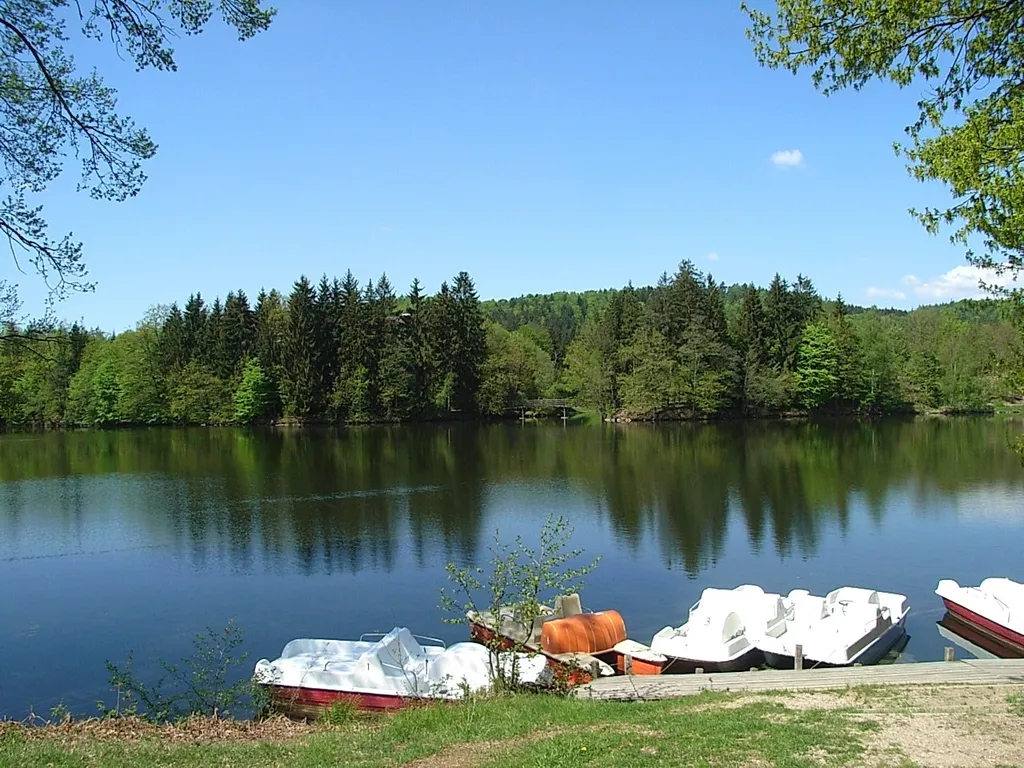Der Dreiburgensee vom Ostufer aus