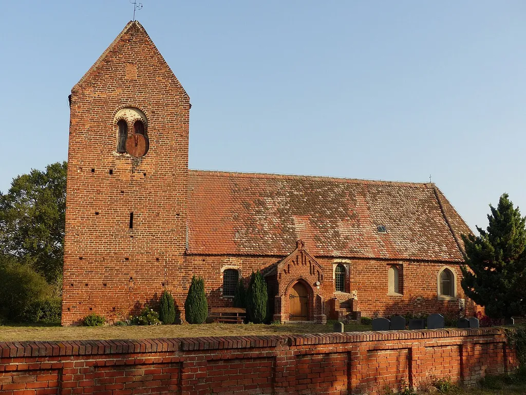Brick Gothic village church of Wolterslage, municipality of Königsmark, Landkreis Stendal