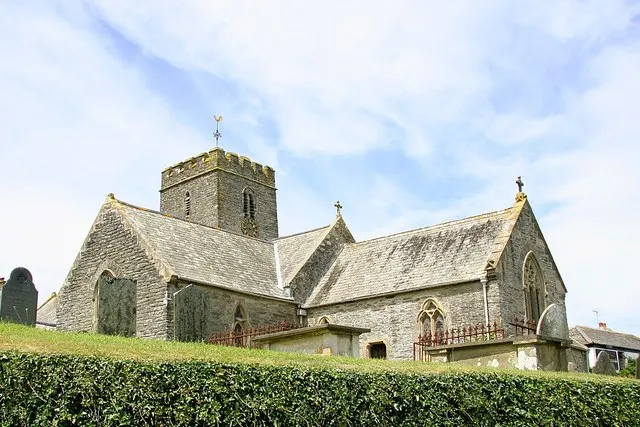 Parish church of St Mary Magdalene, Mortehoe, Devon, seen from the southeast
