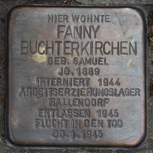 Stolperstein dedicated to Fanny Buchterkirchen
