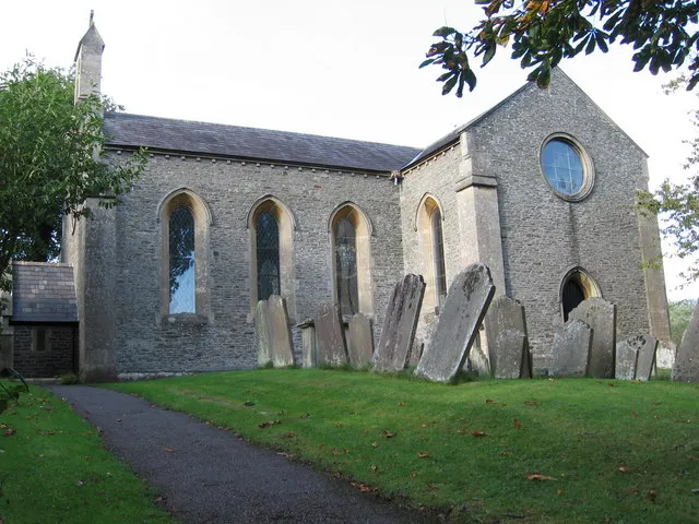 St Anne's parish church, Oldland, Gloucestershire, seen from the south